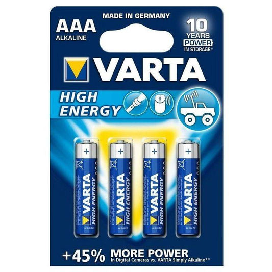 VARTA Pile Longlife Power AAA LR03 PACK 4 High Energy