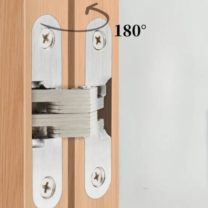 Charnière Cachée 180° pour Porte d'Armoire