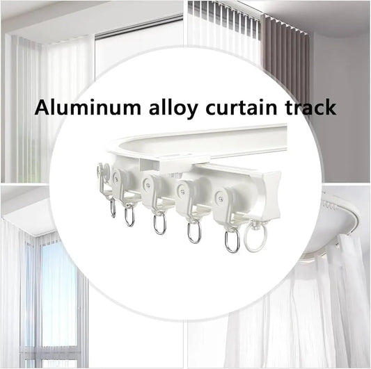 Rail rideau flexible et pliable à fixation plafond - 5m - SQES