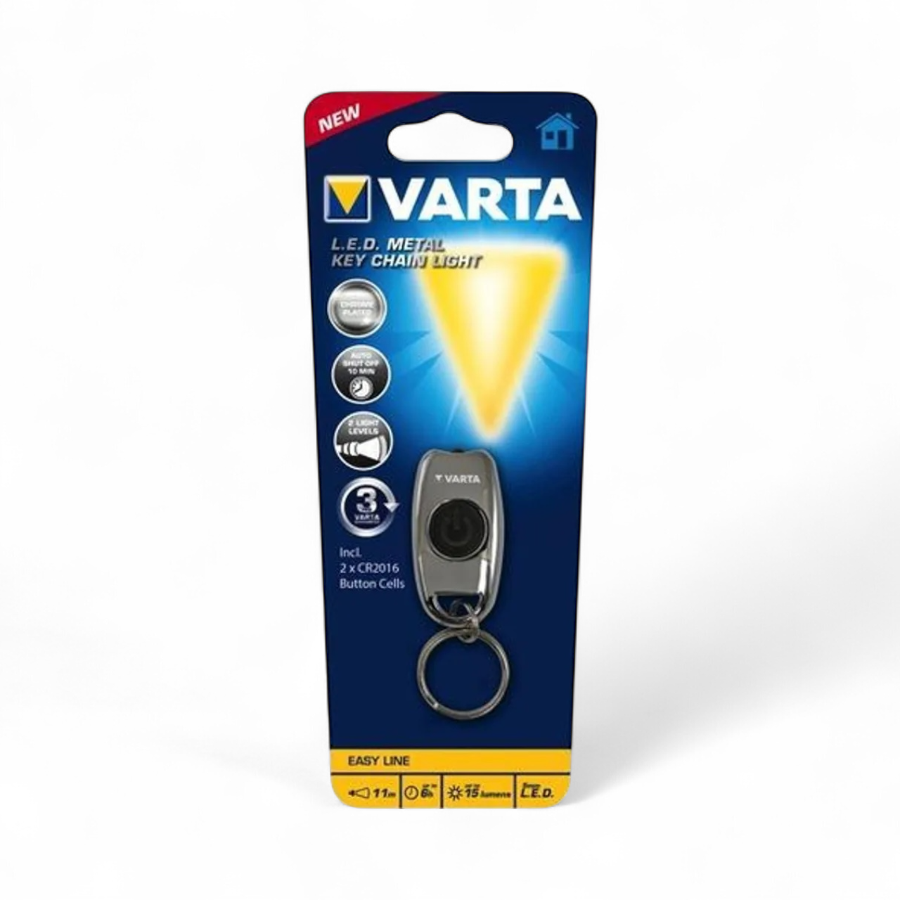 VARTA TORCHE METAL KEY 11m 60/15 lm - 4008496883256