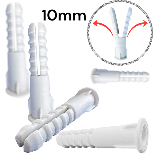 Cheville Plastique en PEHD – Résistance Maximale pour Fixations Solides 10mm