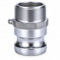 Adaptateur Camlock Aluminium Type F – Mâle x Mâle
