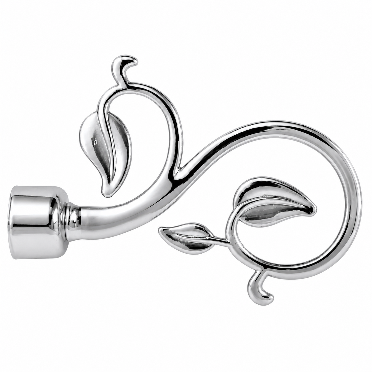 Embout Pour Tube à Rideaux VEGA DN25 Argent – Lot 2 pcs