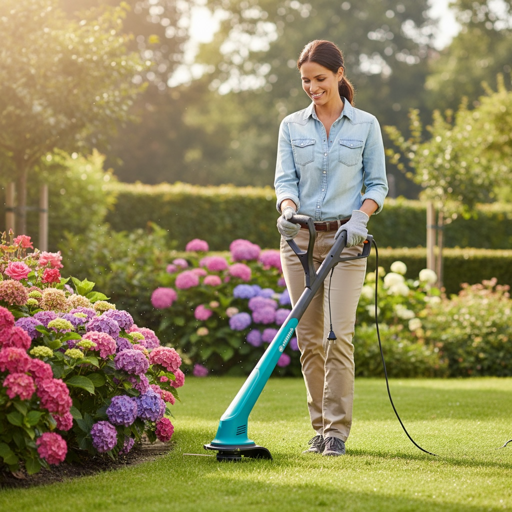 Coupe Bordures Électrique GARDENA Turbotrimmer SmallCut 300/23 - 300W - Article 9805-20