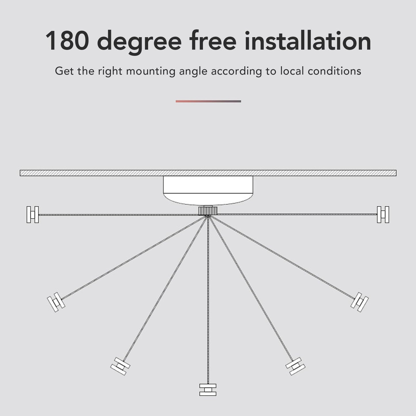 Seche linge retractable pour balcon 3M