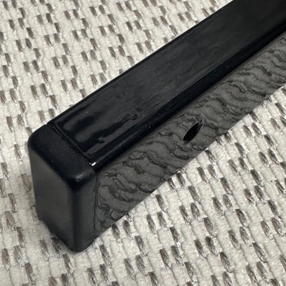 Lot de 2 Supports d'étagère robustes, Equerres muraux en tube métallique Noir - SQES