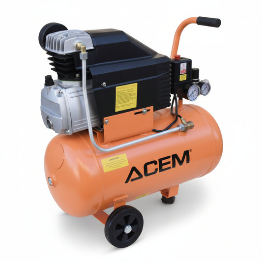 COMPRESSEUR AIR 24L 220V HP2 TETE EN FONTE ACEM