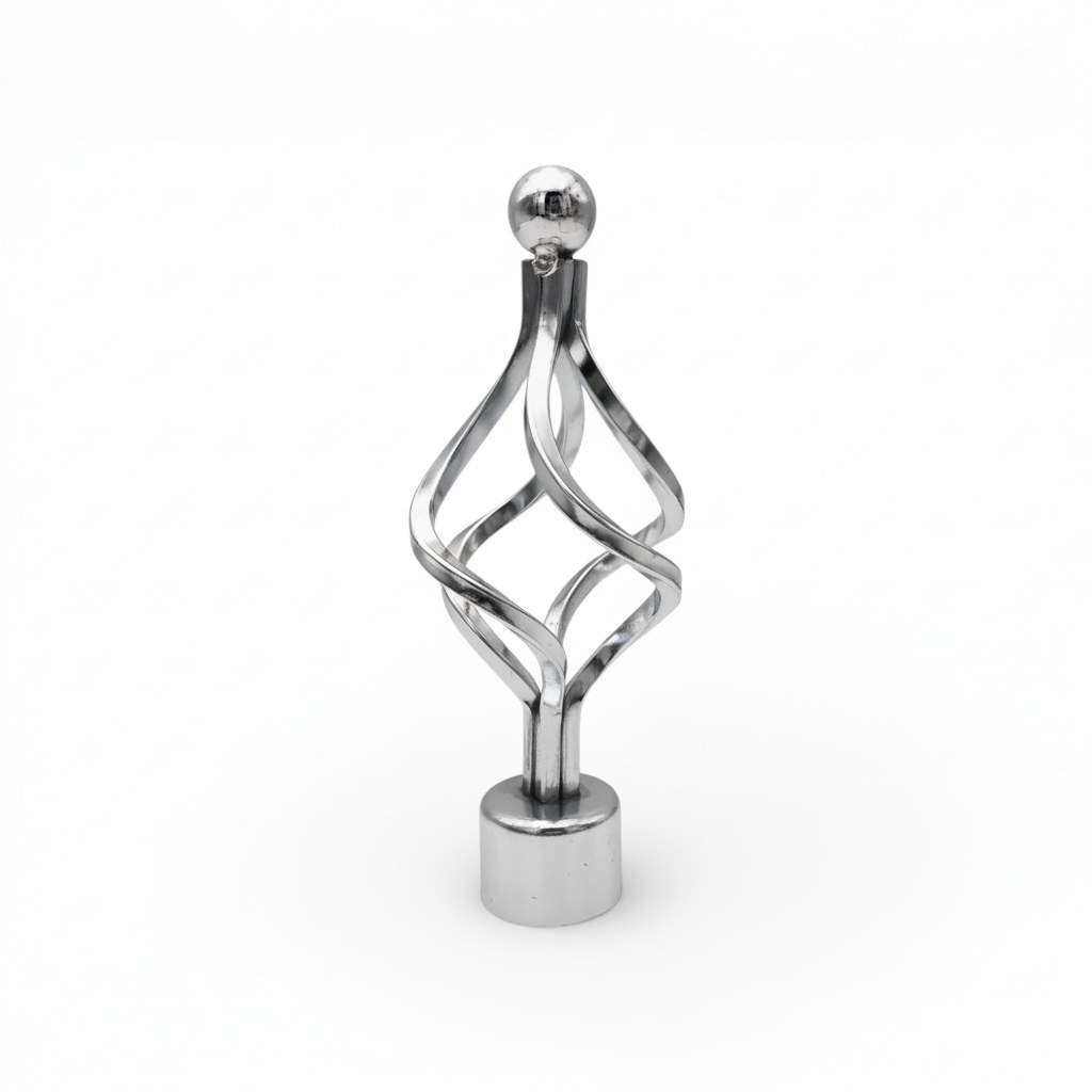 Tringle Tube à Rideau Extensible 1-2m DN28/25 Kit Complet