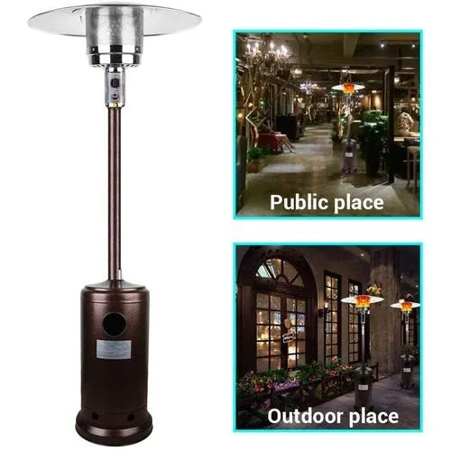 Chauffage de terrasse patio au gaz extérieur 12,5kw - 2,20m - SQES