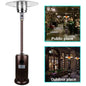 Chauffage de terrasse patio au gaz extérieur 12,5kw - 2,20m - SQES