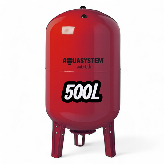 Vase d'Expansion 500L Rouge AQUASYSTEM Professionnel - SQES