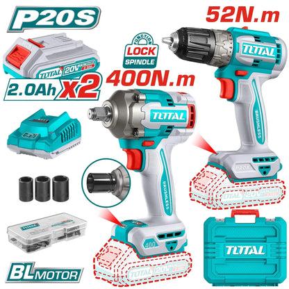 Pack Visseuse + Boulonneuse Sans fil - 20V TCKLI20271 - - SQES