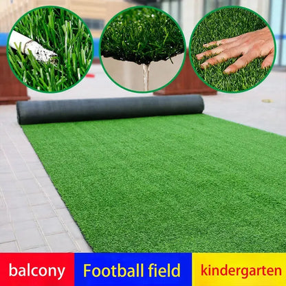 Gazon Artificiel 10mm - Pelouse Synthétique - Rouleau faux herbes Intérieur et Extérieur - SQES