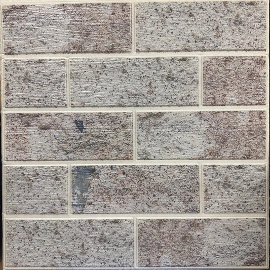 Lot de 10 Panneaux Mural Adhésif - Imitation pierre naturelle 3D - 35*35*0.8 cm (N°14) - SQES