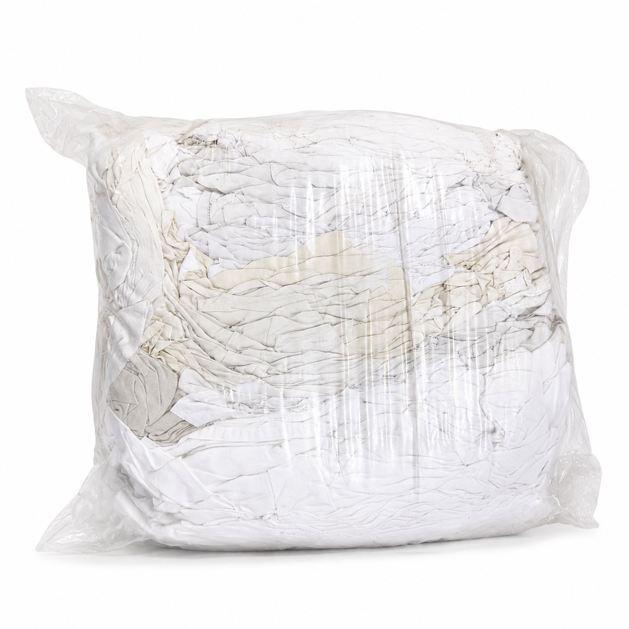 Chiffon d'essuyage industriel 100% coton blanc sac 10kg