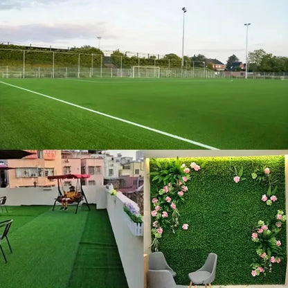 Gazon Artificiel 20 mm - Pelouse Synthétique - Rouleau faux herbes Intérieur et Extérieur - SQES