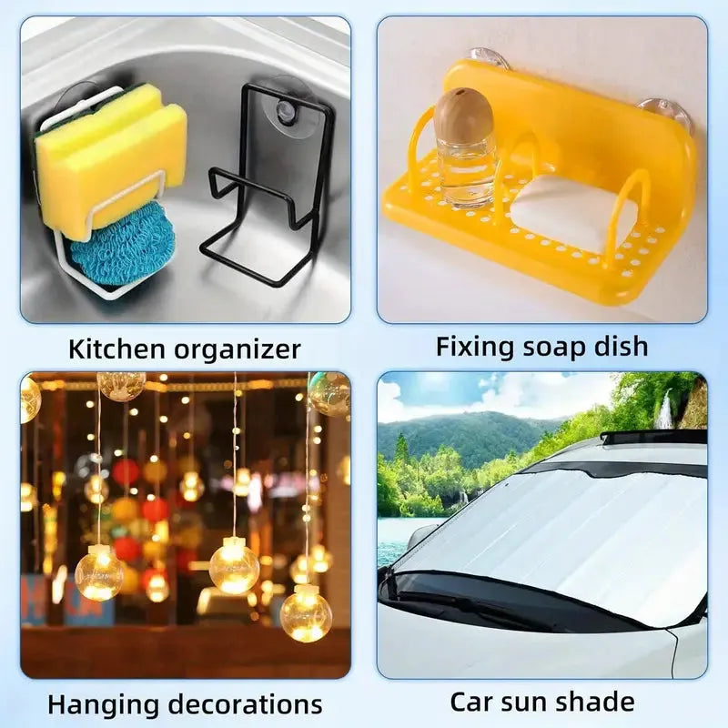 Ventouses en plastique transparent - 50pcs - SQES