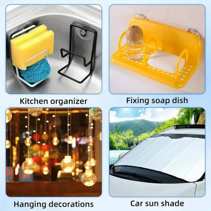 Ventouses en plastique transparent - 50pcs - SQES