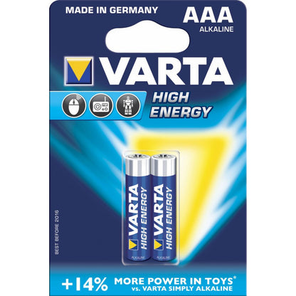 VARTA Pile Longlife Power AAA LR03 PACK 2 High Energy