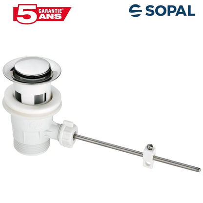 BONDE DE LAVABO AUTOMATIQUE - PLASTIC 1912A10 - SQES