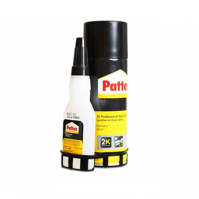 Colle Pattex Rapide Super glue avec activateur spray 400 ml - SQES