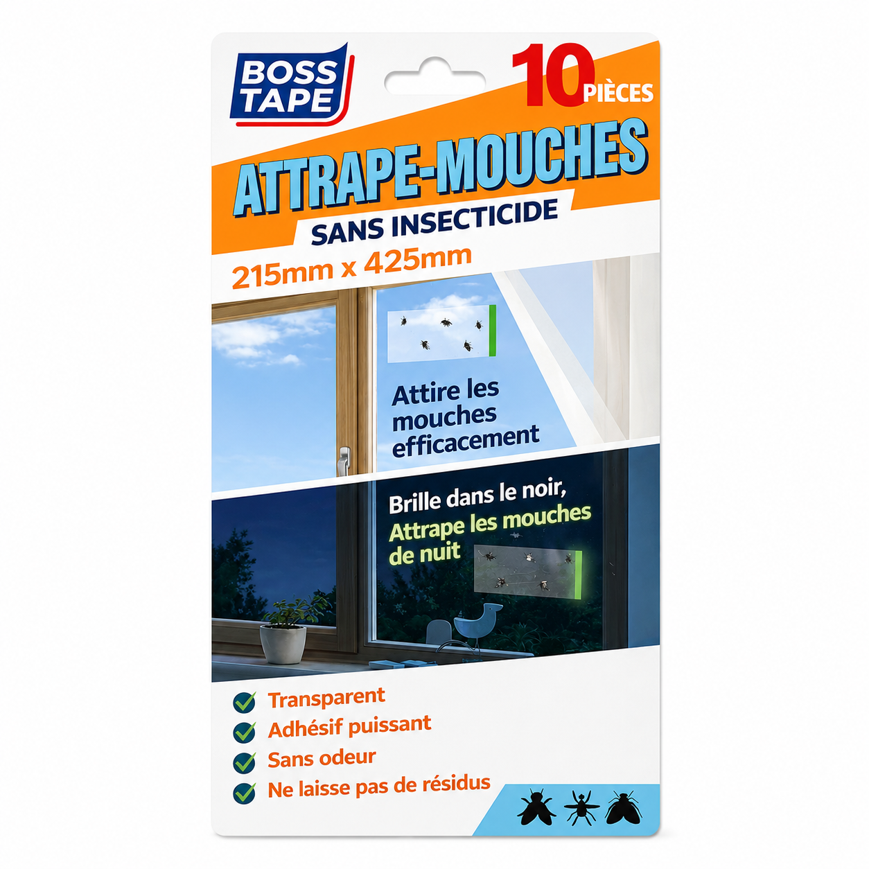 Pack Anti-Moustiques BOSS TAPE – Solution Complète 4 en 1