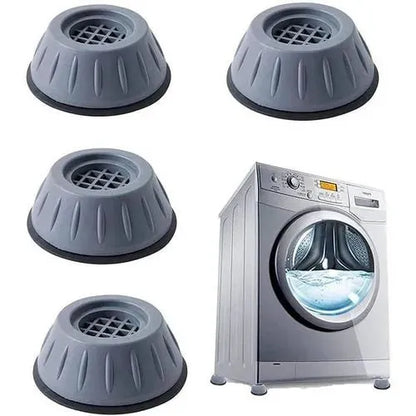Pied Anti Vibration Machine a Laver Patins, Coussinets de Machine à Laver, Pieds de Machine à Laver, set de 4 Amortisseurs Anti-Vibrations - SQES