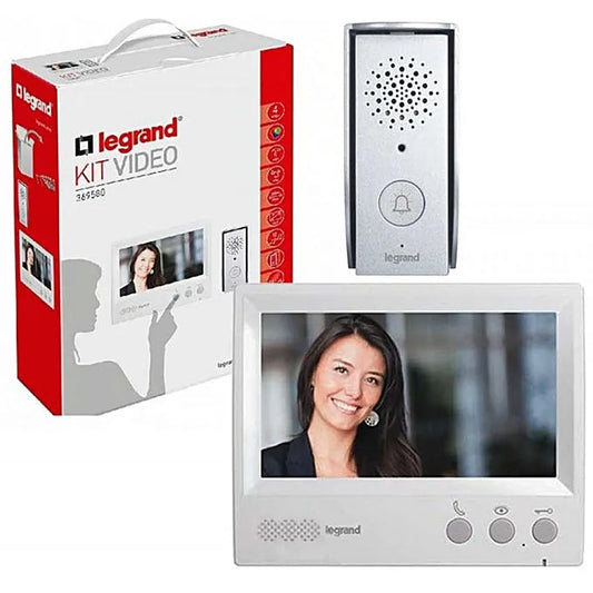 Kit Vidéophone LEGRAND LG-369580 - Écran 7” Couleur - 4 Fils - SQES