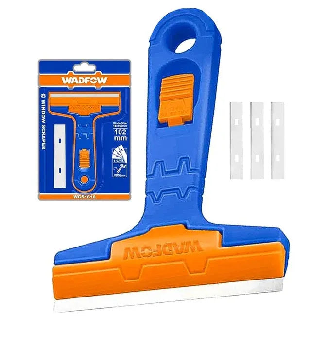 Grattoir vitre et carreau - 10cm + 3 lames gratuits - SQES
