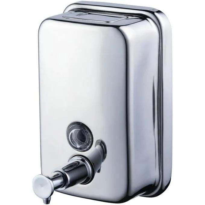 Distributeur de Gel, Savon Liquide, Murale, Inox - SQES