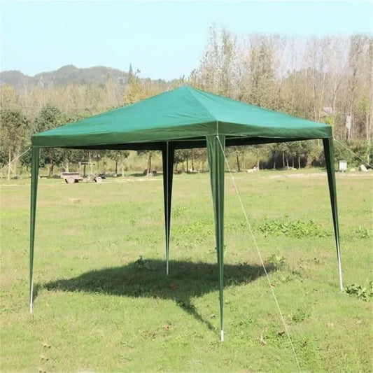 Tonnelle pliante - Tente Parasol - Avec sac de transport - 3x3m - Vert - SQES