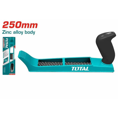 TOTAL Rabot manuel - Pour bois et platre - 25 cm - SQES