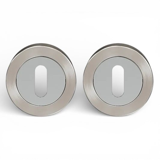 Ensemble de Rosaces Rondes PT Satiné