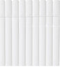 Brise vue - Brise vent - Canisse double face - Clôture jardin - 1x3m - Pvc - SQES