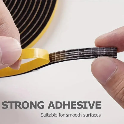 BOSS TAPE Joint d'étanchéité pour porte , fenêtre, isolation thermique, EPDM 6mm, MARRON - SQES