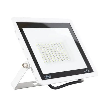Projecteur LED 50W - 6500K, Luminaire Exterieur Pour Patio, Terrasse, Jardin, Garage, Usine - SQES