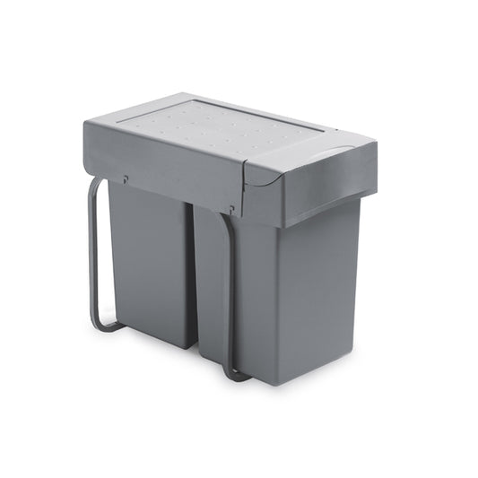 Poubelle cuisine  encastre - Collecteur - Art. 227 - 2x14L Tri Sélectif