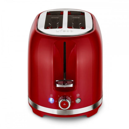UFESA GRILLE PAIN CLASSIC PIN UP RED 850W - Design Rétro Rouge