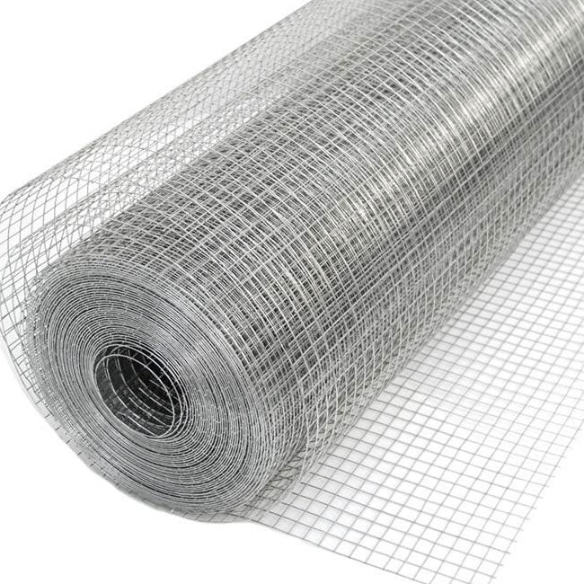 Grillage de Treillis Soudé Galvanisé Rouleau de 25 mètres – Maille rectangulaire 10x24 pour Jardin
