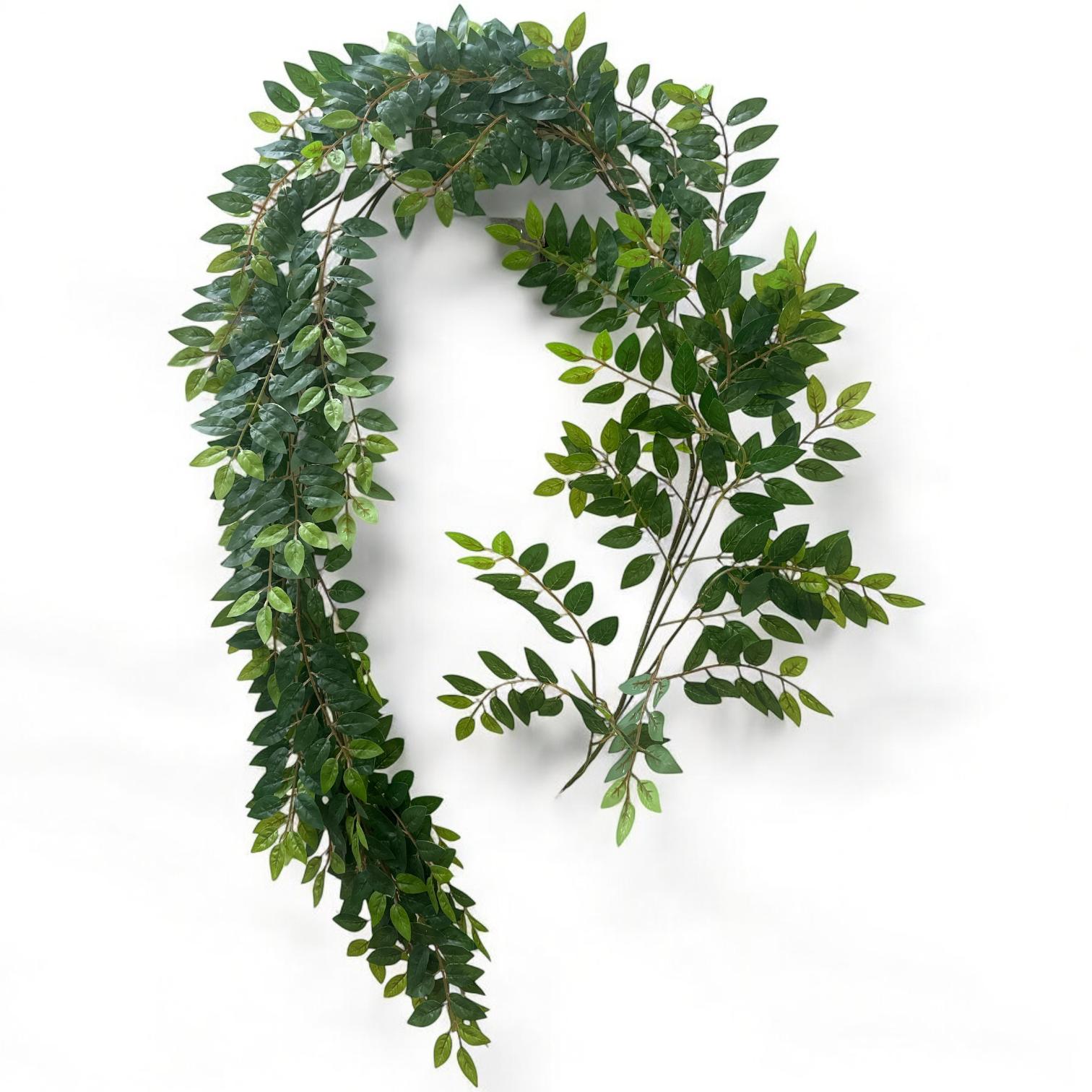Tige de feuille artificiel pour décoration et aménagements floraux - SQES