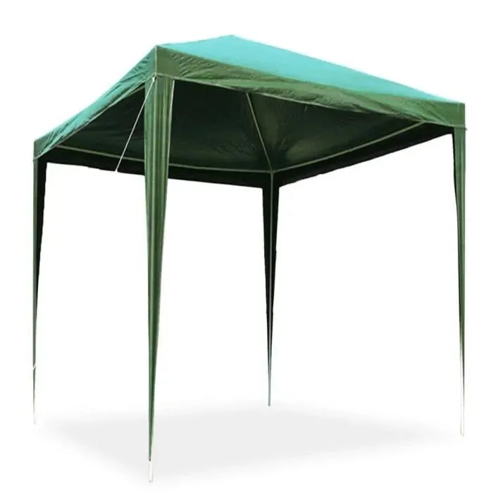 Tonnelle pliante - Tente Parasol - Avec sac de transport - 3x3m - Vert - SQES