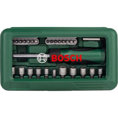 Coffret de vissage - Clé Douille et Embout - 46 piéces - SQES