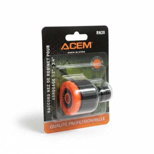 Raccord Nez de Robinet Universel 1/2 - 3/4 Pouces ACEM