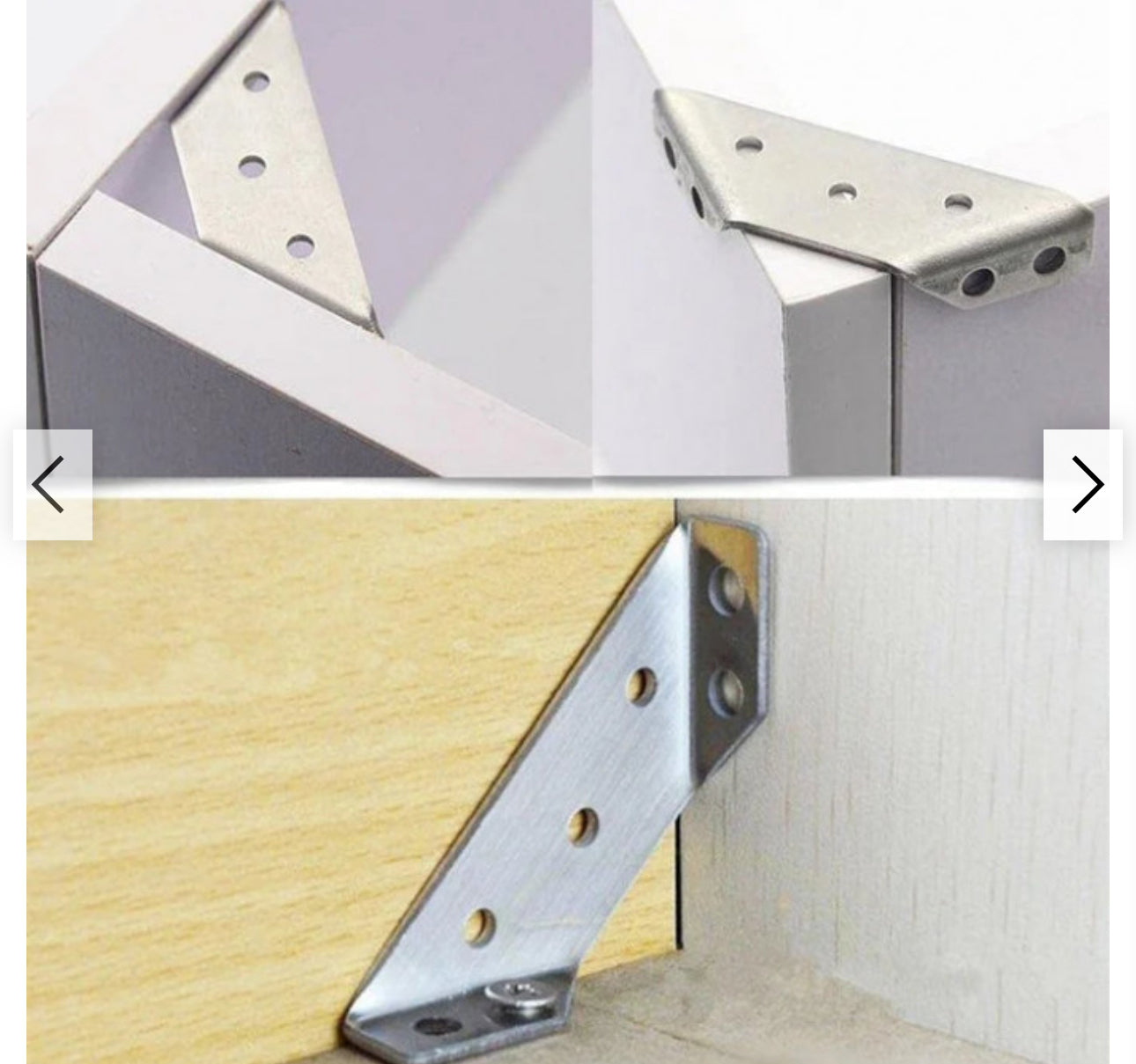 Lot 12 équerre angle pour réparation de meubles