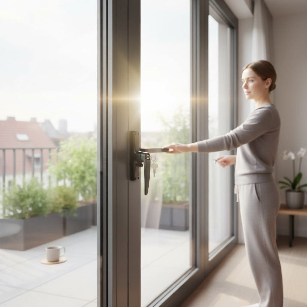 IBFM Crémone à Clé NR 565 avec Poignée