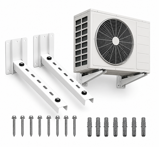 Support climatiseur mural en métal anticorrosion paire avec kit fixation – SQES Ariana Menzah 8 Tunisie
