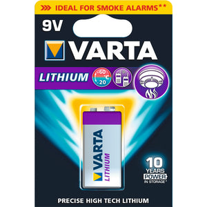 VARTA Pile Prof Lithium 9V BP1 - Professional Lithium