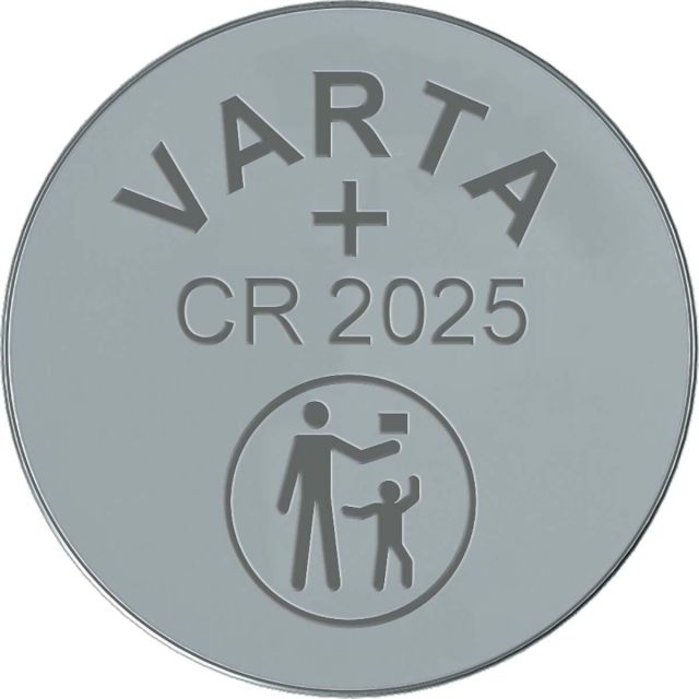 VARTA Pile Bouton CR2025 3V Lithium Compacte