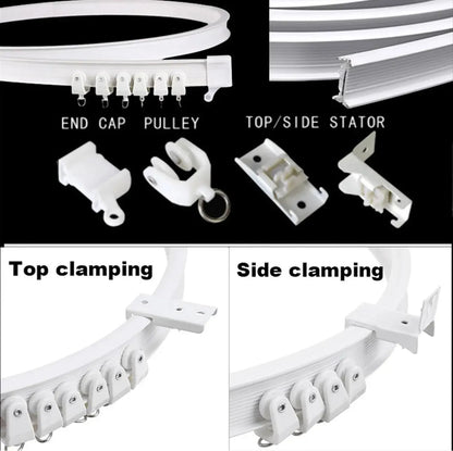 Rail rideau flexible et pliable à fixation plafond - 5m - SQES
