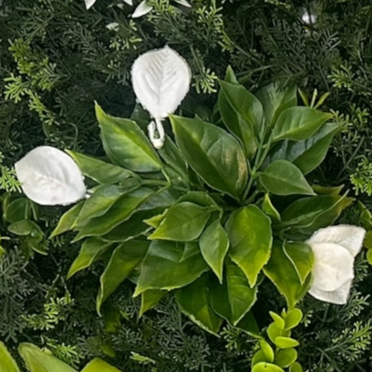 Panneau décoratif 3D FLORIDA - Mur végétal artificiel - 50cm*50cm - SQES